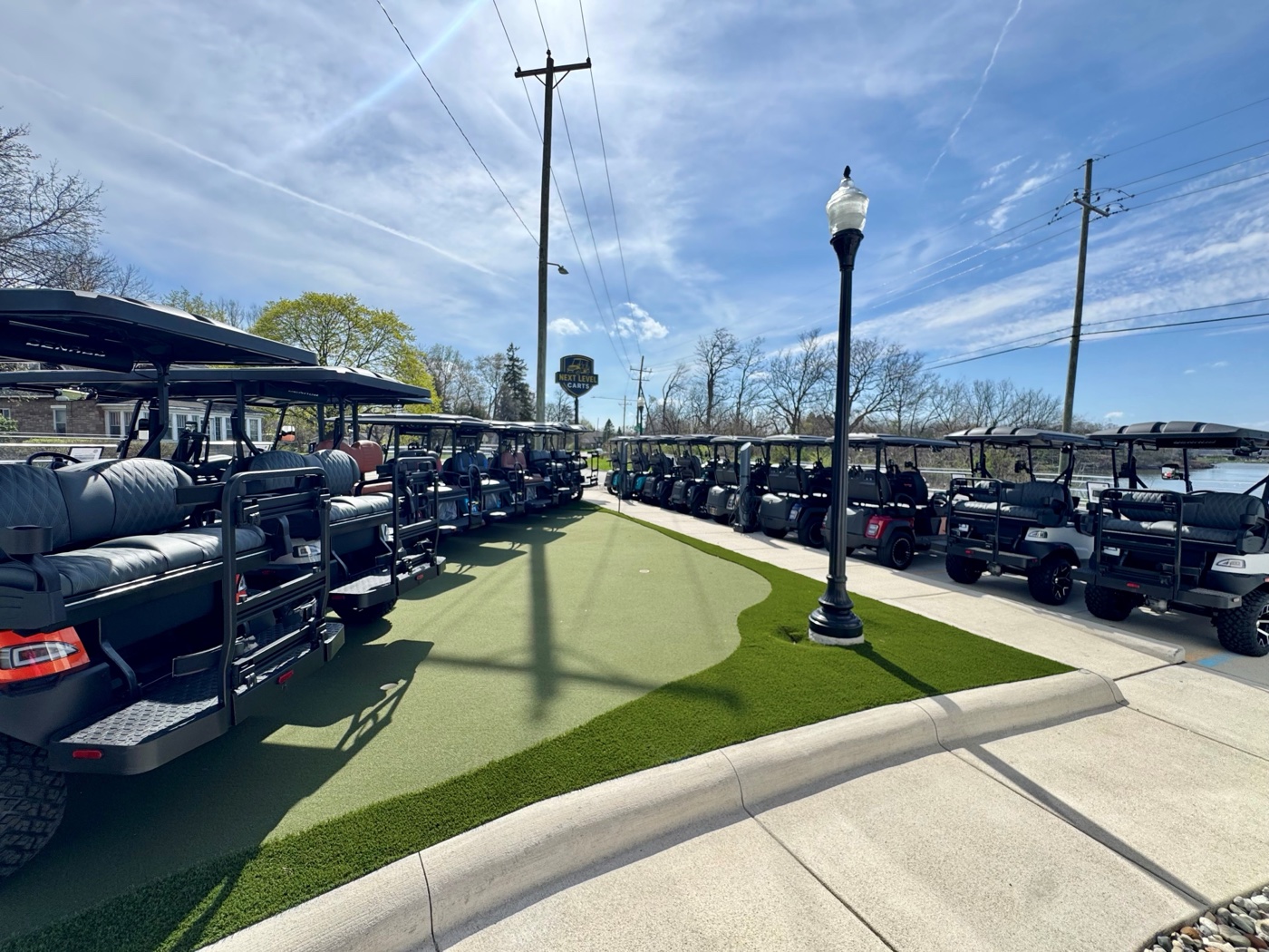 NEXT Level Carts showroom in Belleville, MI